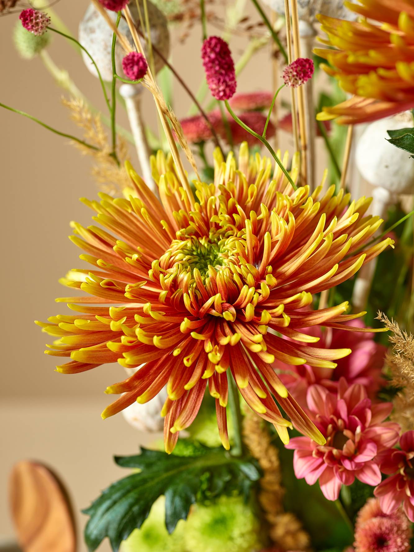 Deko Chrysanthemen