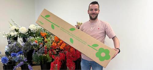 Nieuwe lange bloemenverzenddozen