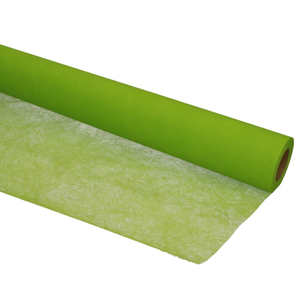 Dekostoff Rolle 75cm Faser Mistral hgrün 20m