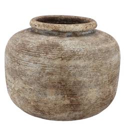Keramik Vase Batu sand 28x22cm
