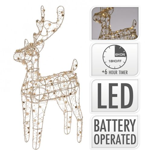  Rentier LED Diamant 37cm