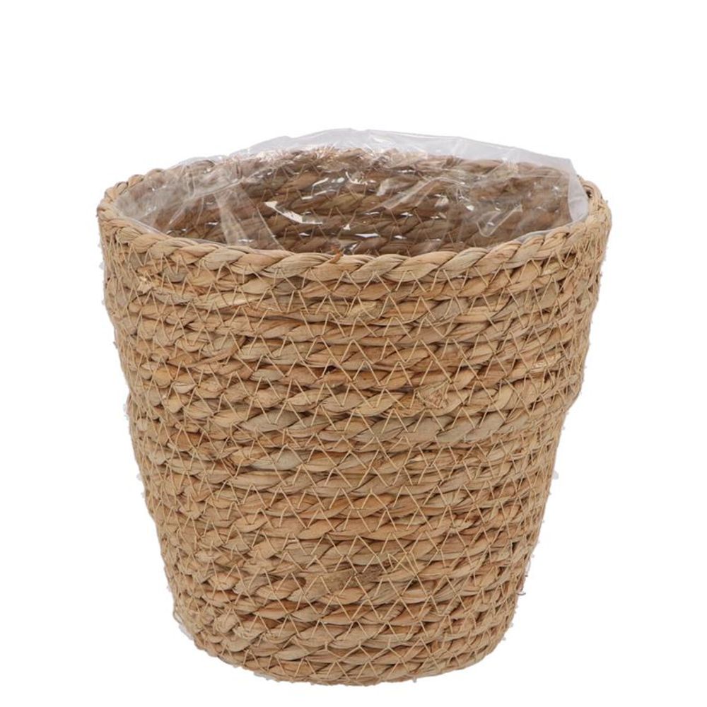 Korb Seegras Stroh braun D18cm H18cm