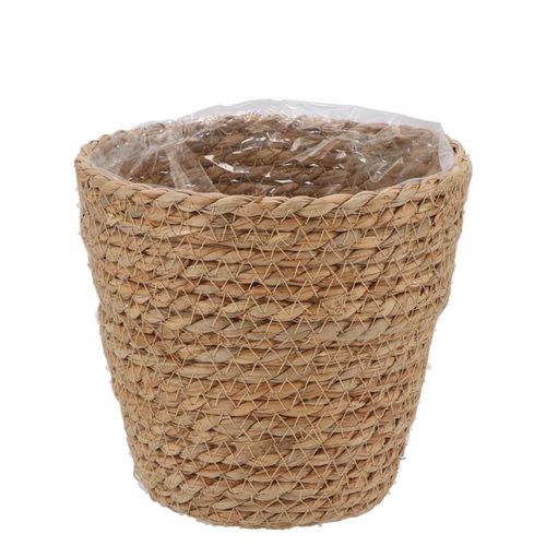 Korb Seegras Stroh braun D18cm H18cm