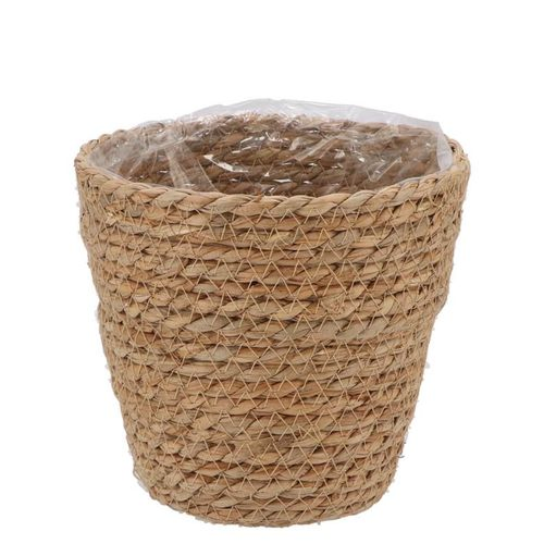 Korb Seegras Stroh braun D18cm H18cm