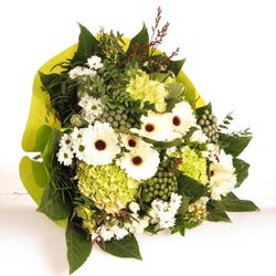 Strauß weiss Hortensia 20 Stiele 45cm