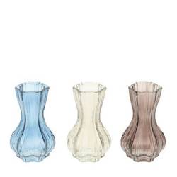 Glas Vase Marone mix D09cm H15cm