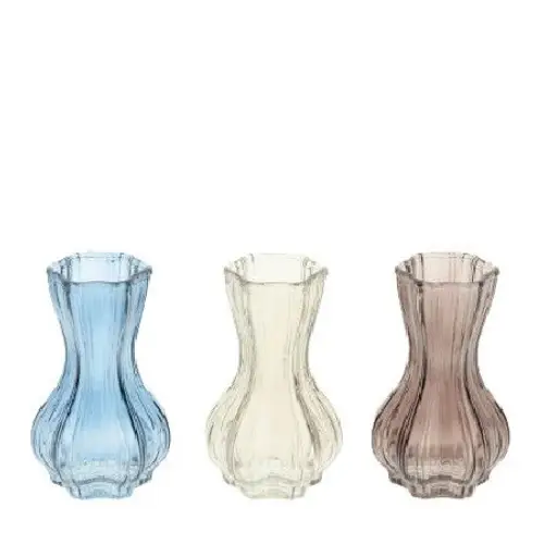 Glas Vase Marone mix D09cm H15cm