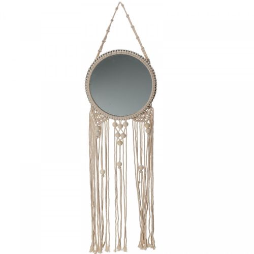 Homedeco Spiegel Makramee 30cm