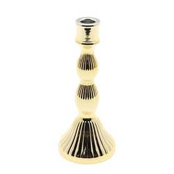 Kerzenständer Luxia gold D09.5cm H23cm