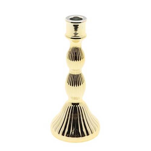 Kerzenständer Luxia gold D09.5cm H23cm