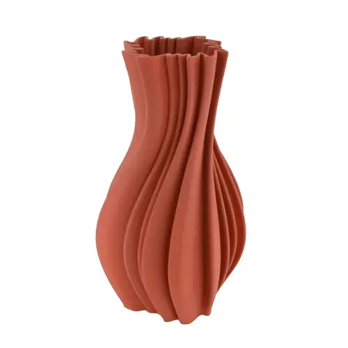 3D Vase rot D22cm H40cm