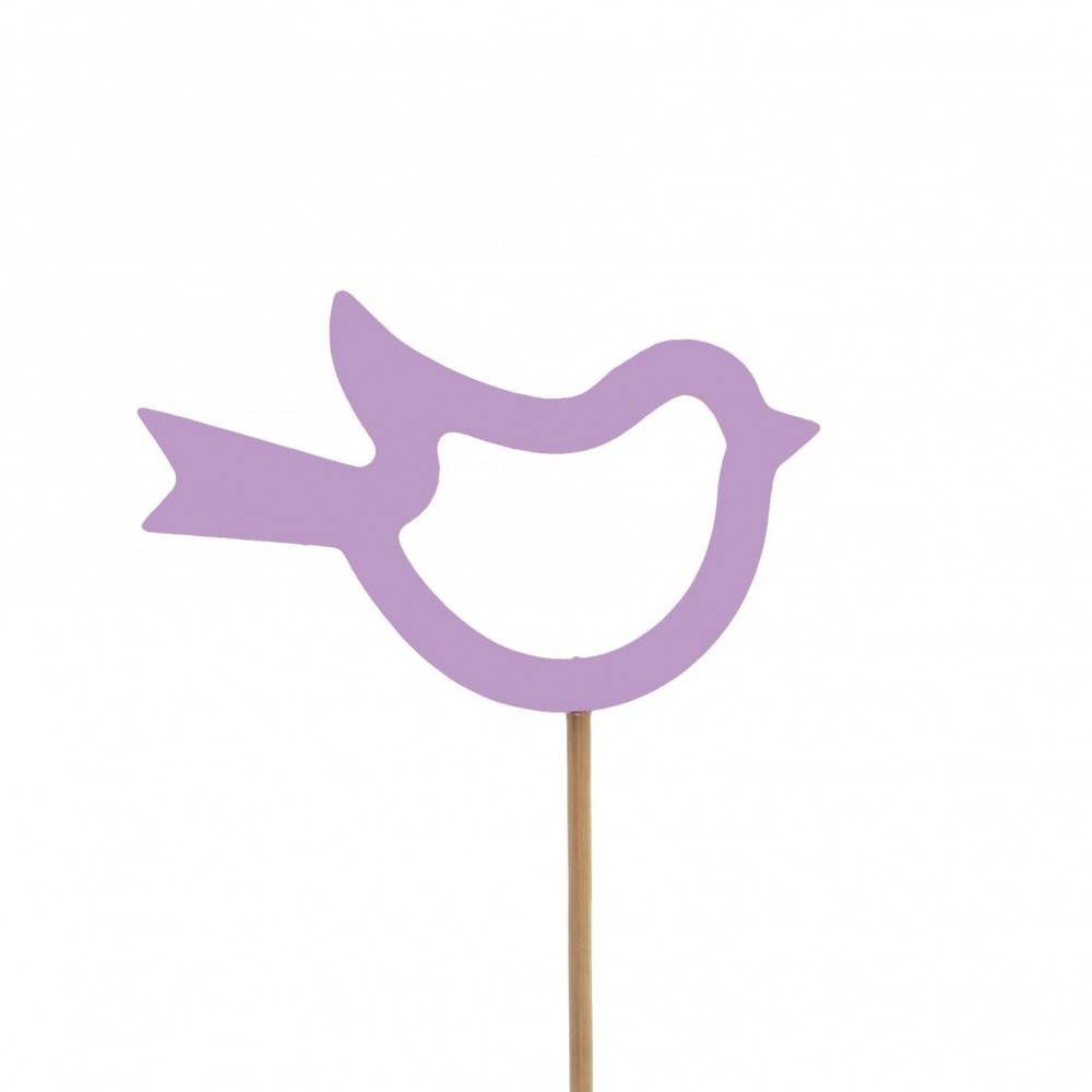 Vogel Nayeli auf Stab lila L50cm D08cm