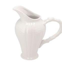 Keramik Kanne weiss 17x10x20cm