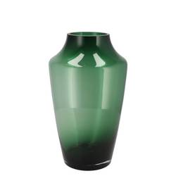 Glas Vase Filou grau/grün D17cm H25cm