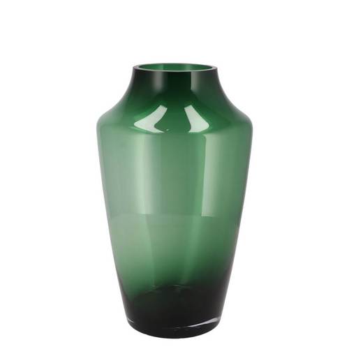 Glas Vase Filou grau/grün D17cm H25cm