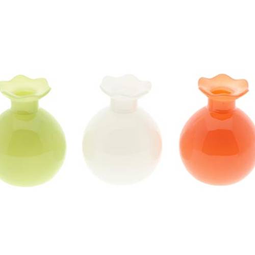 Glas Vase Blossie matt mix D09cm H11cm