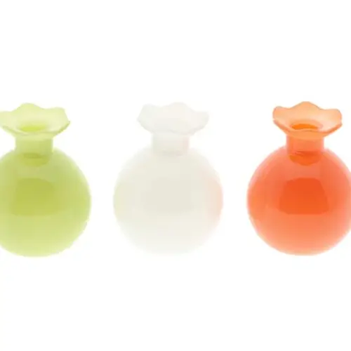 Glas Vase Blossie matt mix D09cm H11cm