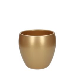 Keramik Bowl gold d13/14.5x13cm
