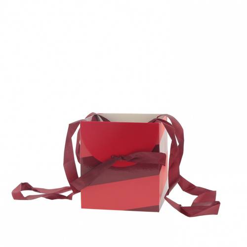 Tasche Muse rot 16x16x18cm