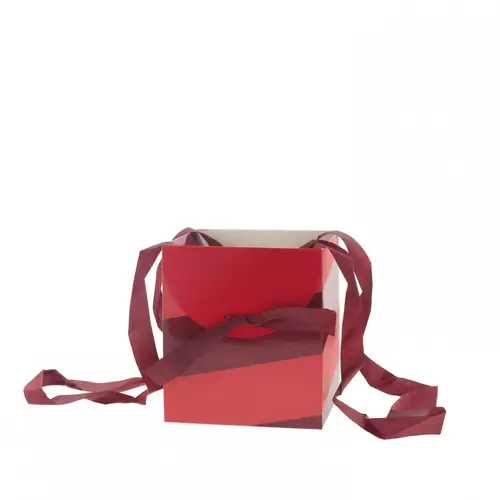 Tasche Muse rot 16x16x18cm