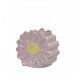 Keramik Vase Daisy lila 11x07x10cm 