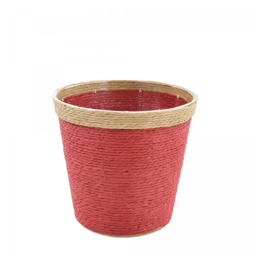 Korb Rim rot D12.5cm H12.5cm