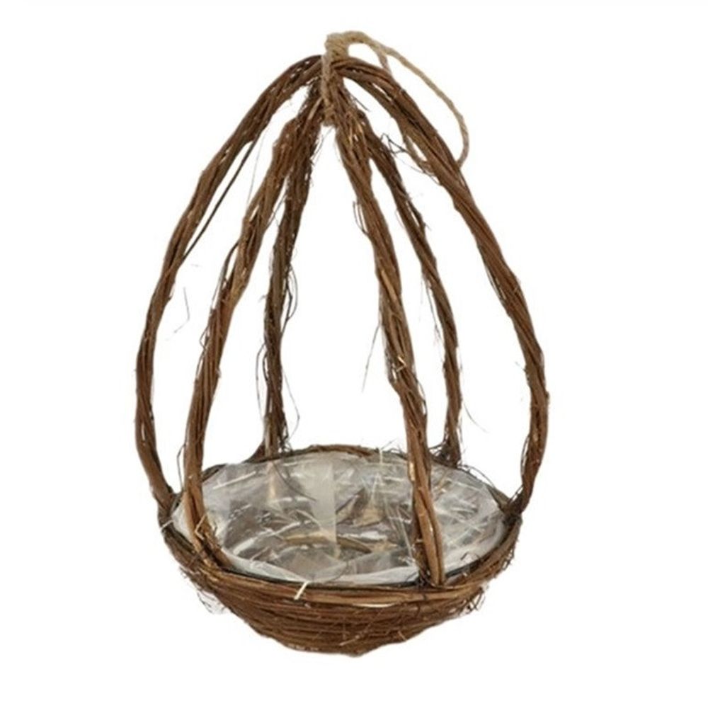 Korb Henkel Zweig natur D25cm H40cm