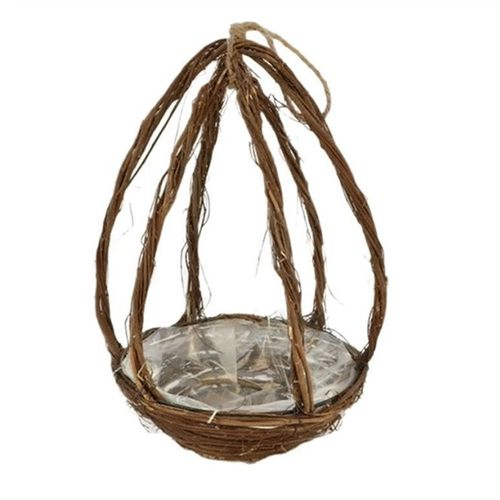 Korb Henkel Zweig natur D25cm H40cm