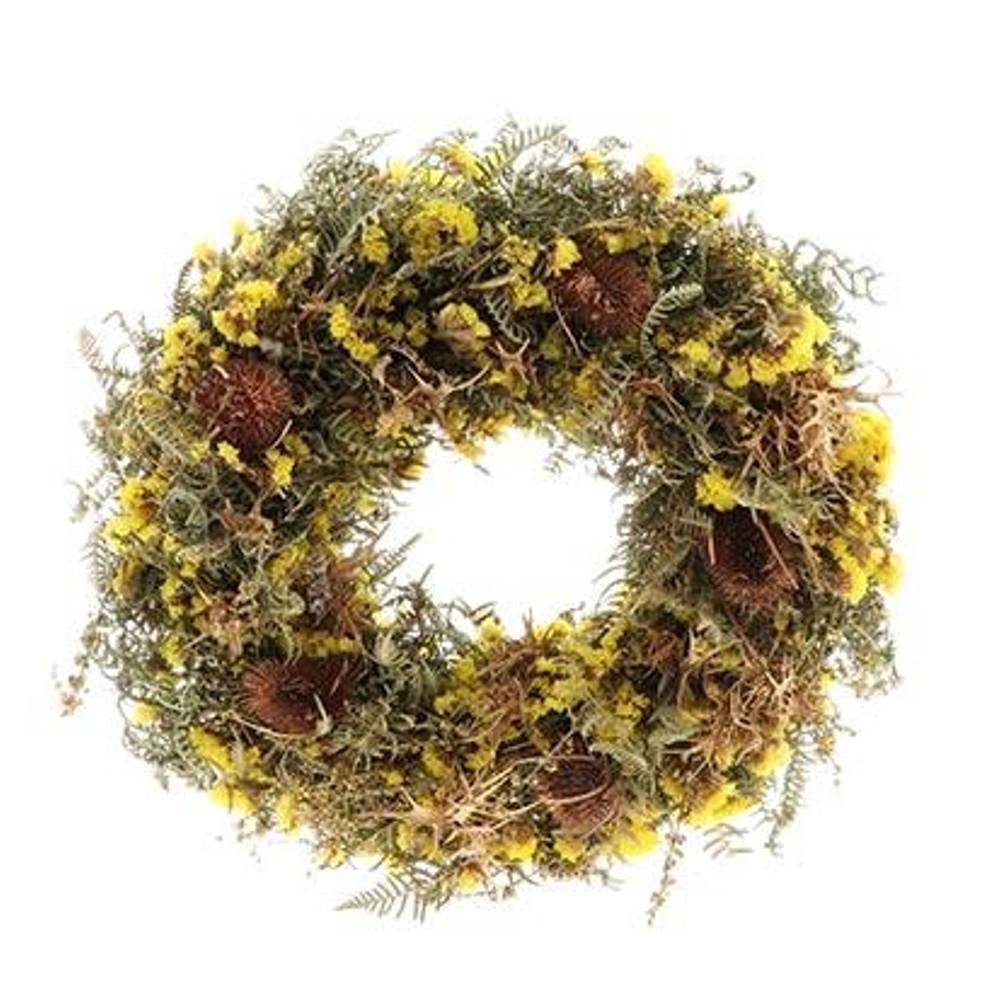 Kranz gelb/braun Sunset Field D40cm