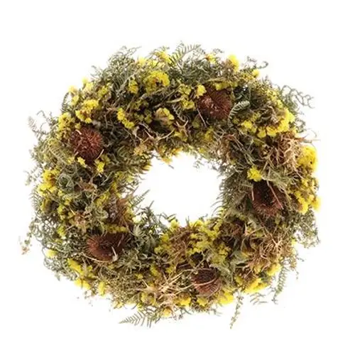 Kranz gelb/braun Sunset Field D40cm