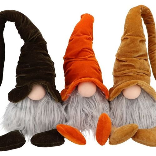 Deko Gnom Herbst velvet mix 92cm