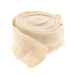Filzbandrolle creme D08cm L500cm