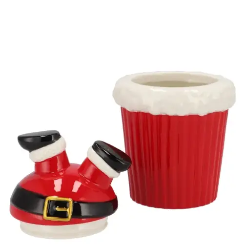 Behälter Jolie Santa rot 12x11x17cm