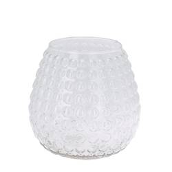 Glas Vase Bubbles Rund D20cm H25cm