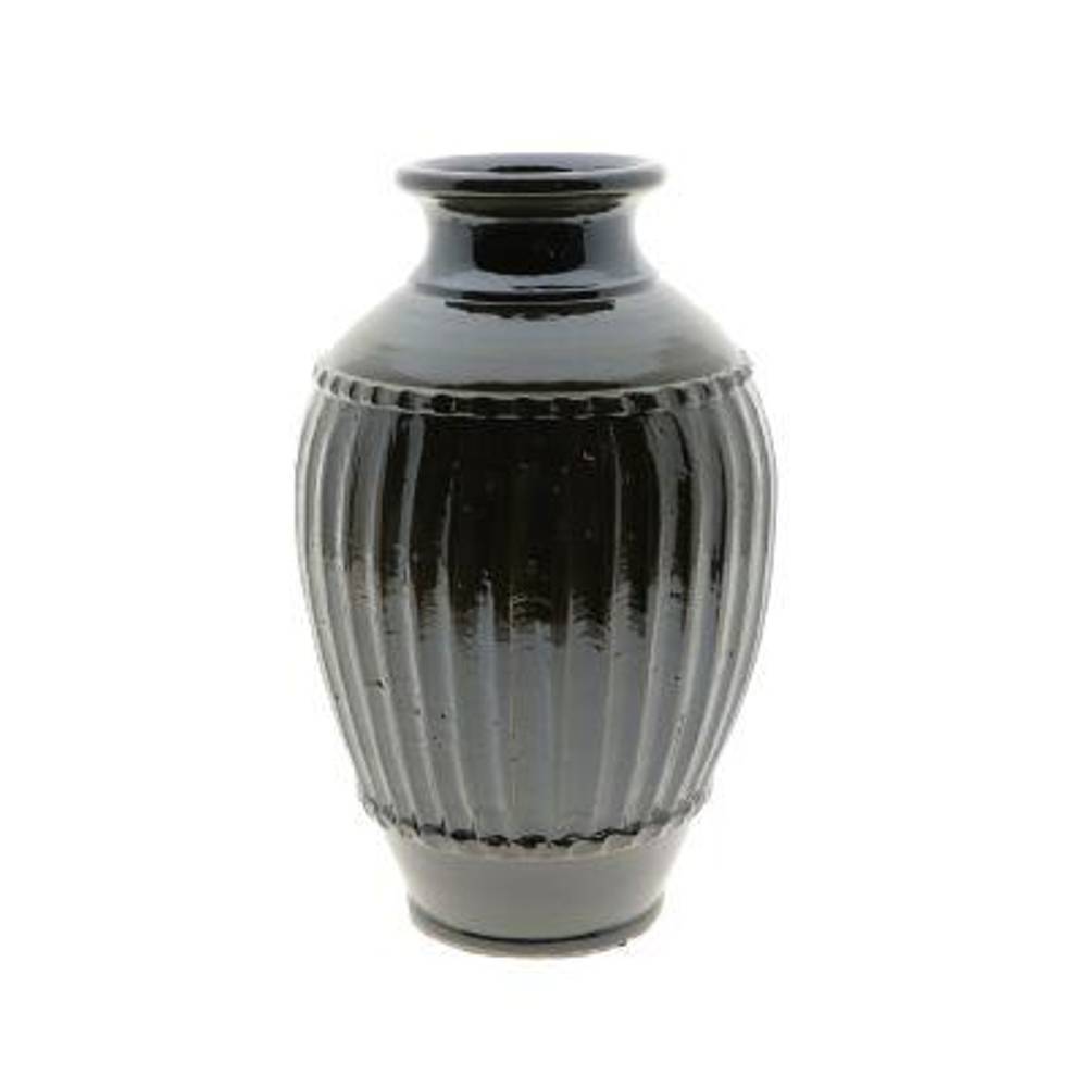 Keramik Vase Perola grün D25cm H40cm