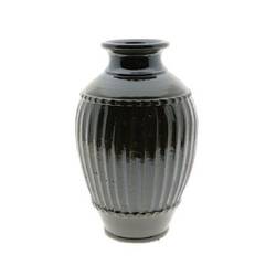 Keramik Vase Perola grün D25cm H40cm