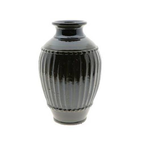 Keramik Vase Perola grün D25cm H40cm
