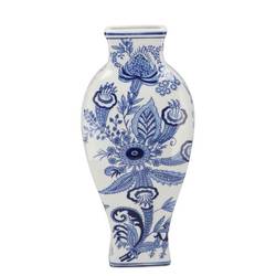 Porzellan Vase Hailey blau D19cm H40cm