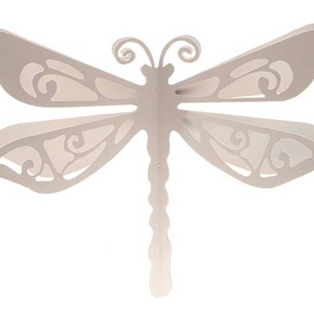 Wandaufhänger Libelle creme D50cm