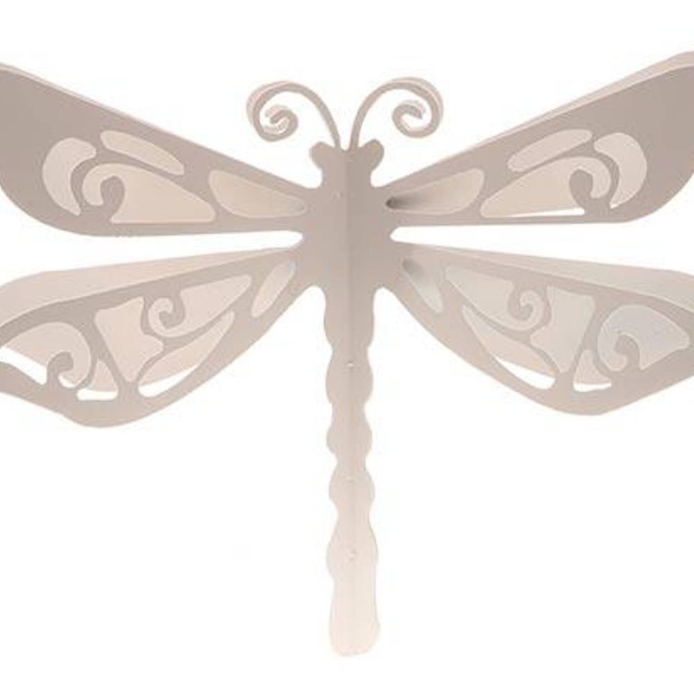 Wandaufhänger Libelle creme D50cm