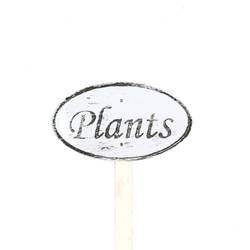 Plants auf Stab Metall L20cm 04x08cm