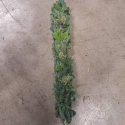 Tischgirlande Advent 90cm auf Holzstab