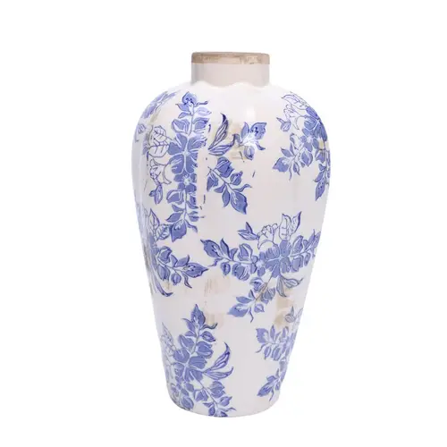 Keramik Vase Jona hell blau D17cm H29cm