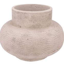 Beton Vase Neck weiss 37×37×28cm