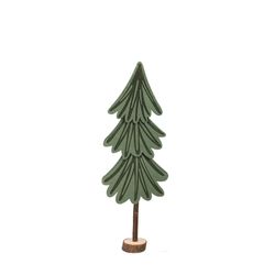 Deko Baum Filz grün D13cm L38cm