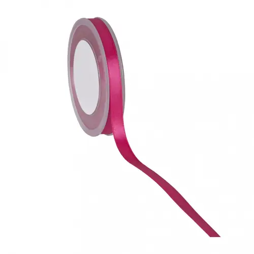 Band Satin fuchsia 10mm 25m