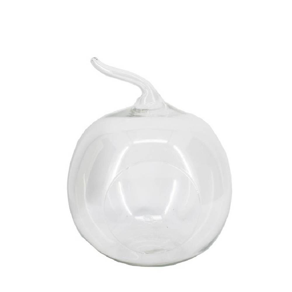 Glas Terrarium Apfel +Loch D19cm H20/24cm
