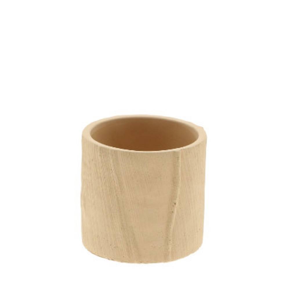 Keramik Übertopf Levi beige D10cm H09cm  