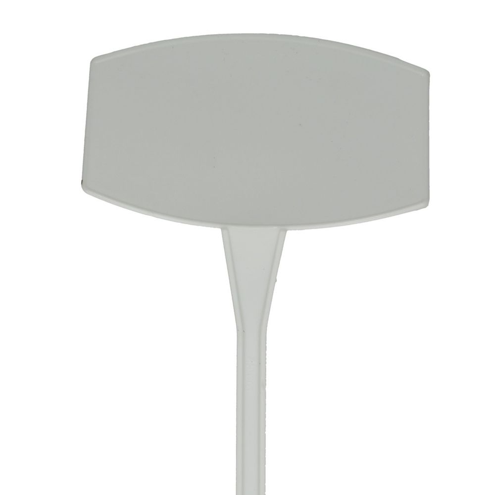 Stecketikett schräg weiss 45cm x10
