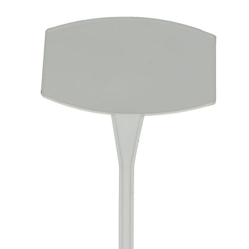 Stecketikett schräg weiss 45cm x10